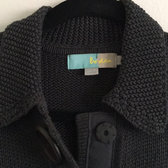 Long Wooden Button Coat - Picture 2 of 5